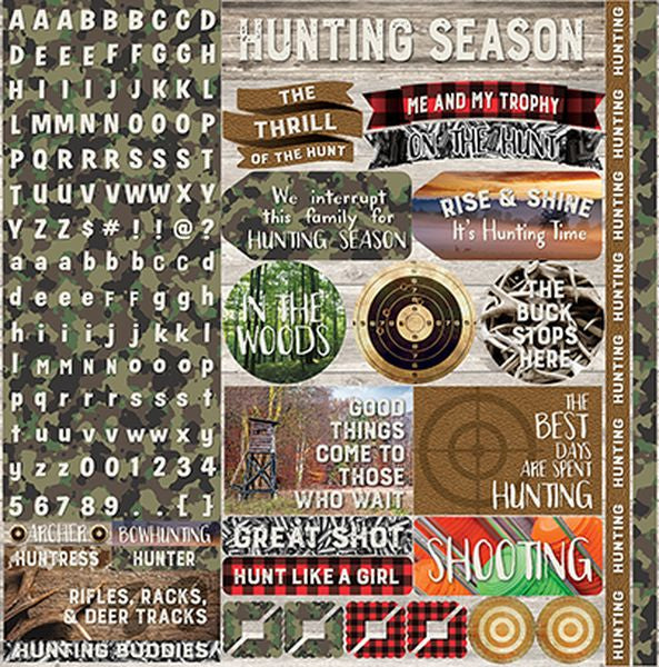 Reminisce Hunter's Paradise: Alpha Stickers