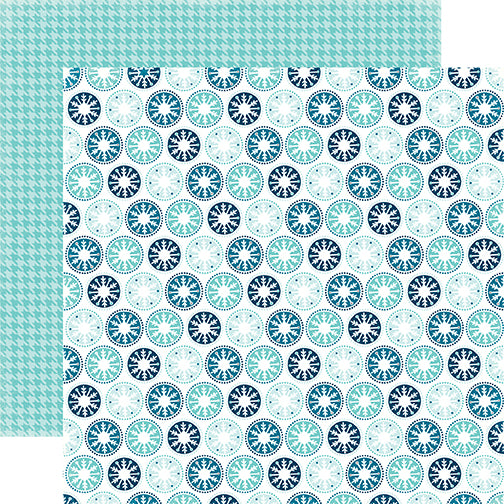 Hello Winter Icy Snowflakes DS Paper (1 Sheet)