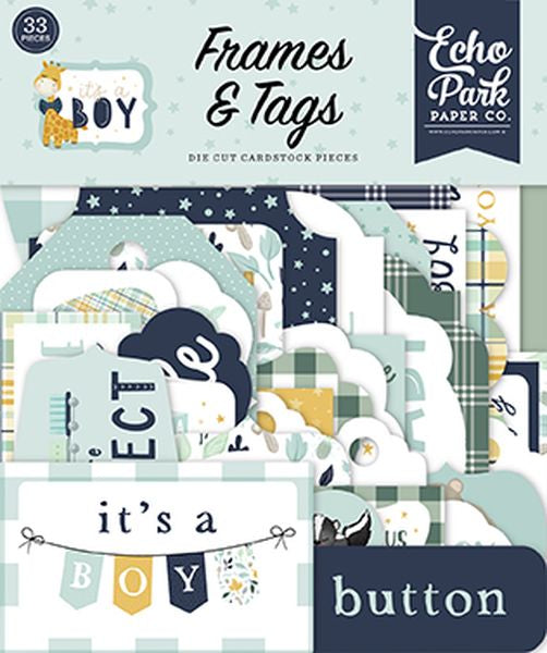 DISC - It's A Boy- Frames & Tags