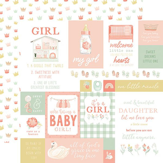 It's A Girl Multi Journaling Cards