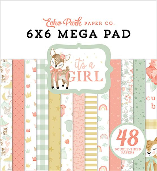 Echo Park It's A Girl Mega 6X6 Pad