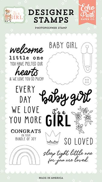 It's A Girl Baby Girl