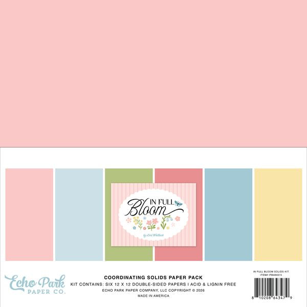 Echo Park In Full Bloom Solids Kit