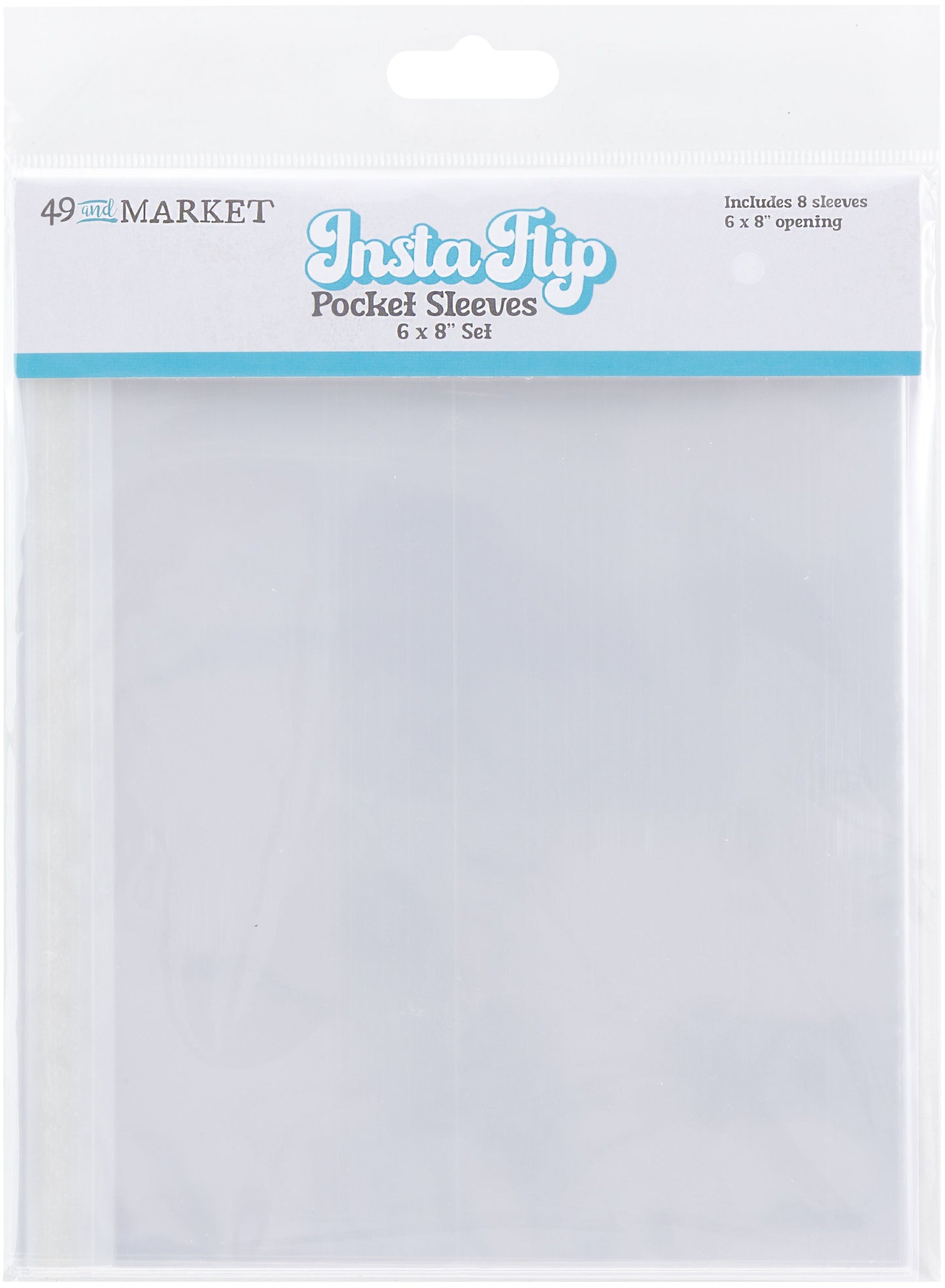 49 And Market 6"X8" InstaFlip Sleeves