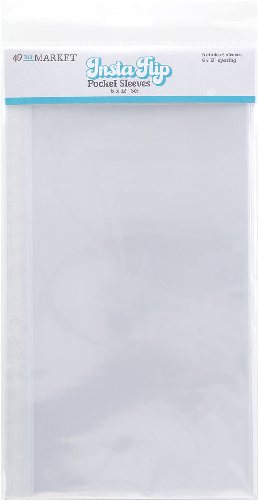 49 And Market 6"X12" InstaFlip Sleeves