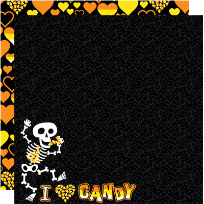 Reminisce I Heart Candy: I Heart Candy DS Paper (1 Sheet)