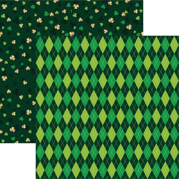 Reminisce Irish Luck: Shamrockin' DS Paper (1 Sheet)