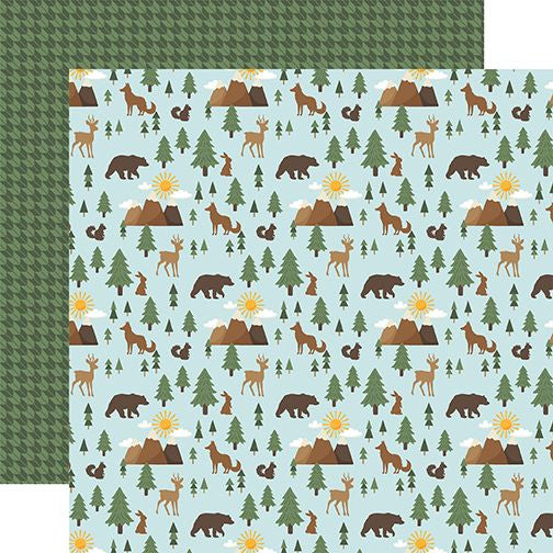 Into The Wild Into The Woods  12x12 DS Patterned Paper (1 Sheet)