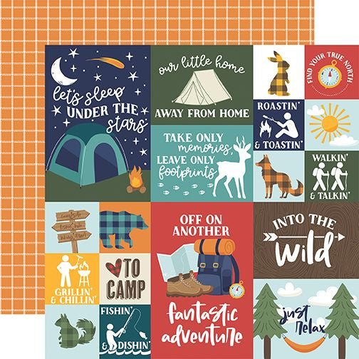 Into The Wild Multi Journaling Cards 12x12 DS Patterned Paper (1 Sheet)