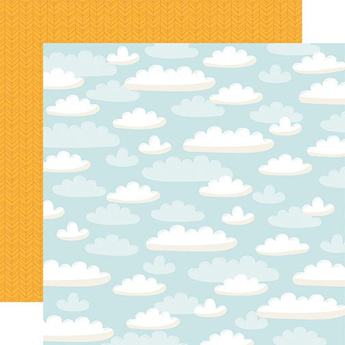 Into The Wild Perfect Day Clouds  12x12 DS Patterned Paper (1 Sheet)