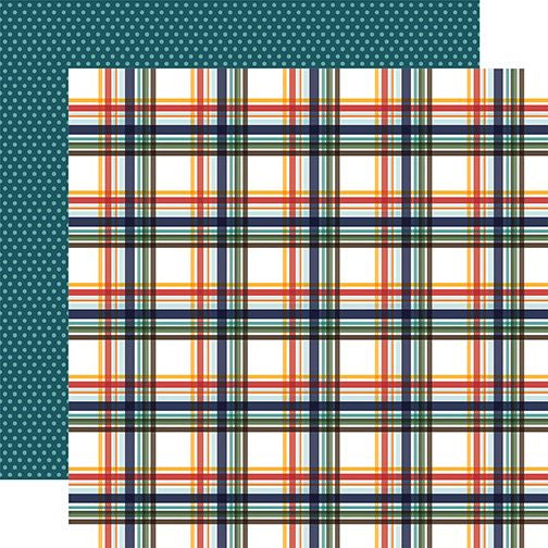 Into The Wild Adventurous Plaid  12x12 DS Patterned Paper (1 Sheet)