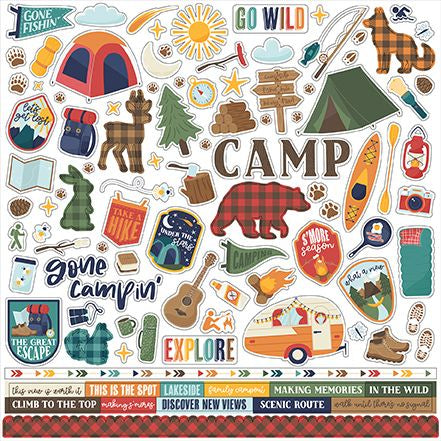 Echo Park Into The Wild Element Sticker