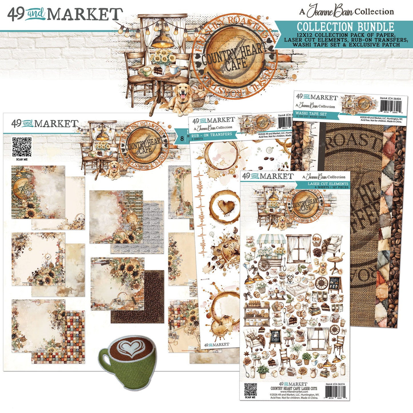 49 And Market Collection Bundle With Patch-Country Heart Cafe