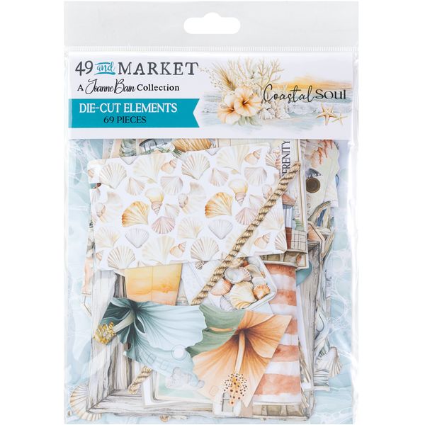 49 And Market Coastal Soul Die-Cut Elements