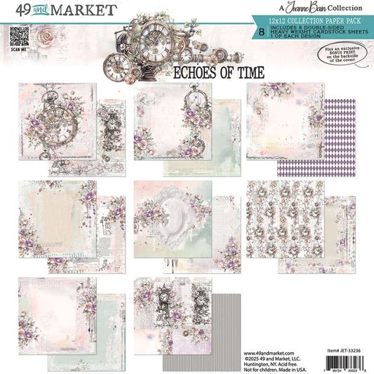 49 And Market Echoes Of Time 12"X12" Collection Pack