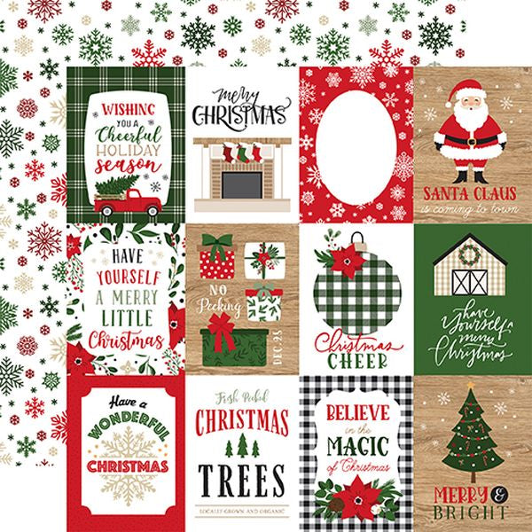 Echo Park Jingle All the Way: 3x4 Jo cards