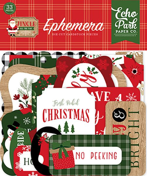 DISC - Echo Park Jingle All the Way Ephemera