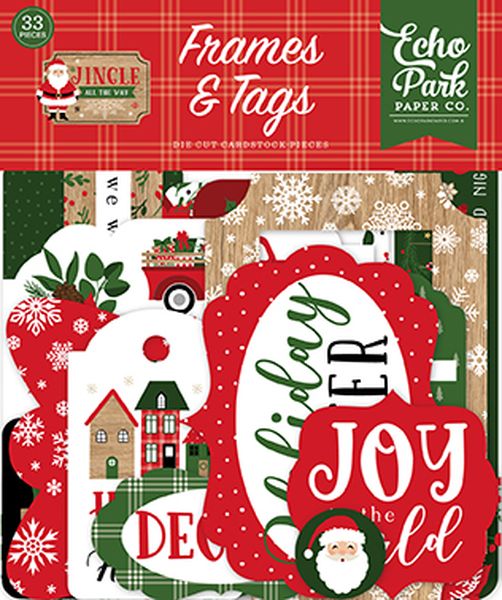 Echo Park Jingle All the Way Frames & Tags