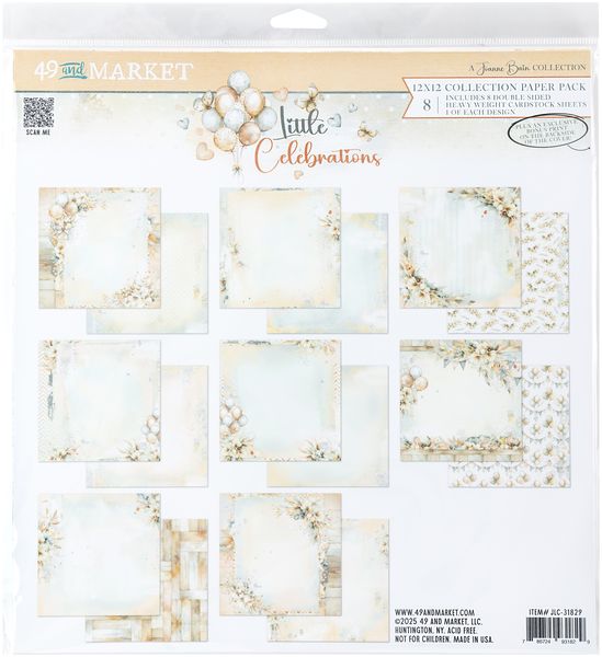 49 and Market Little Celebrations 12"X12" Collection Pack