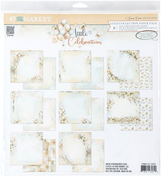 49 and Market Little Celebrations 12"X12" Collection Pack