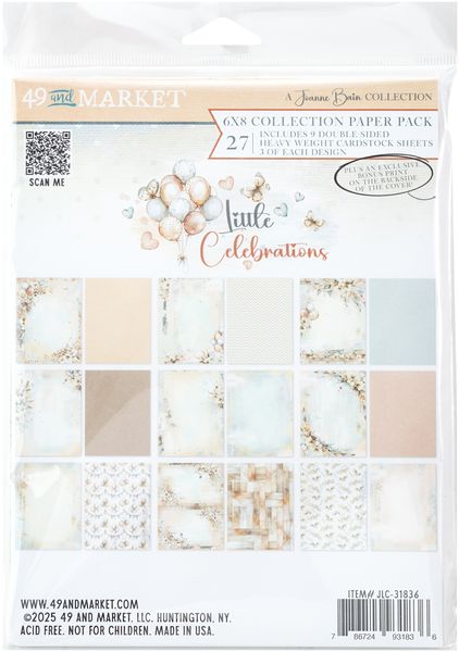 49 and Market Little Celebrations 6"X8" Collection Pack
