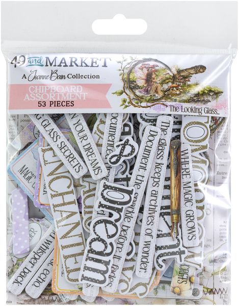 49 And Market Chipboard Set-The Looking Glass