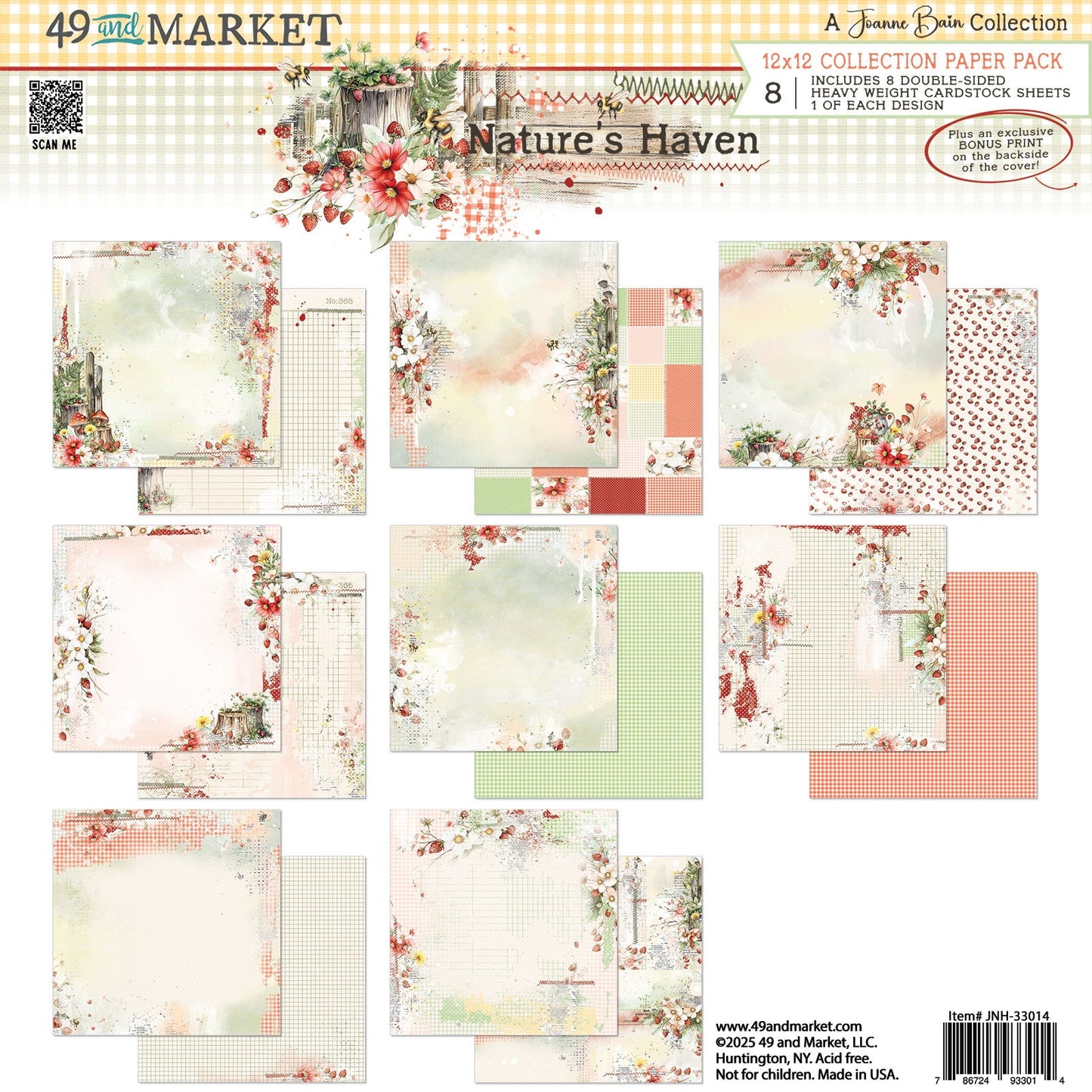 49 And Market Collection Pack 12"X12"-Nature's Haven