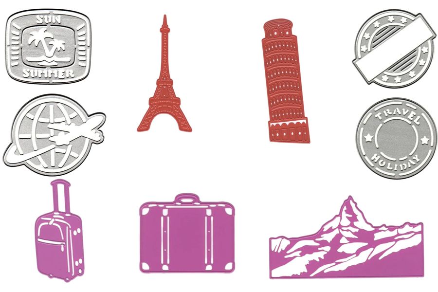 Travel & Vacation Bundle -- Includes 7 Dies