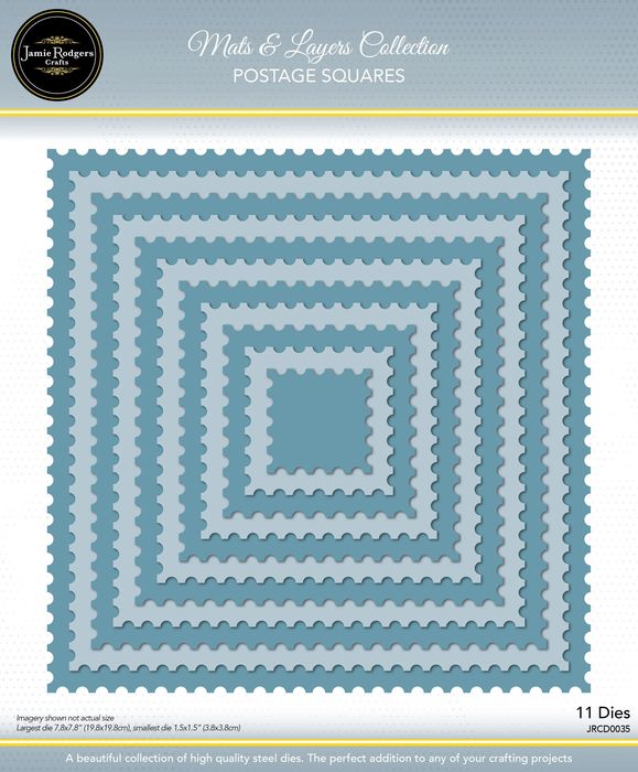 Jamie Rodgers Crafts - Postage Squares Die Set