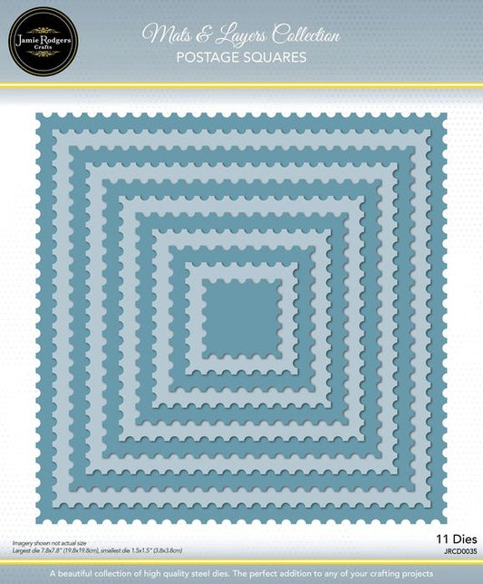 Jamie Rodgers Crafts - Postage Squares Die Set