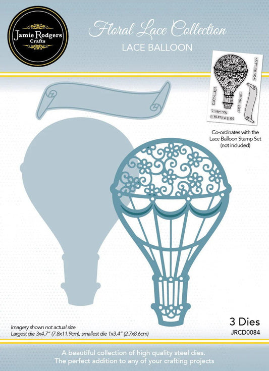 Jamie Rodgers Crafts Lace Balloon Die Set