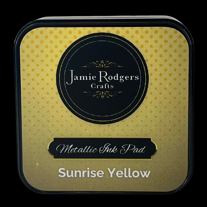 Jamie Rodgers Crafts - Metallic Ink Pads - Sunrise Yellow