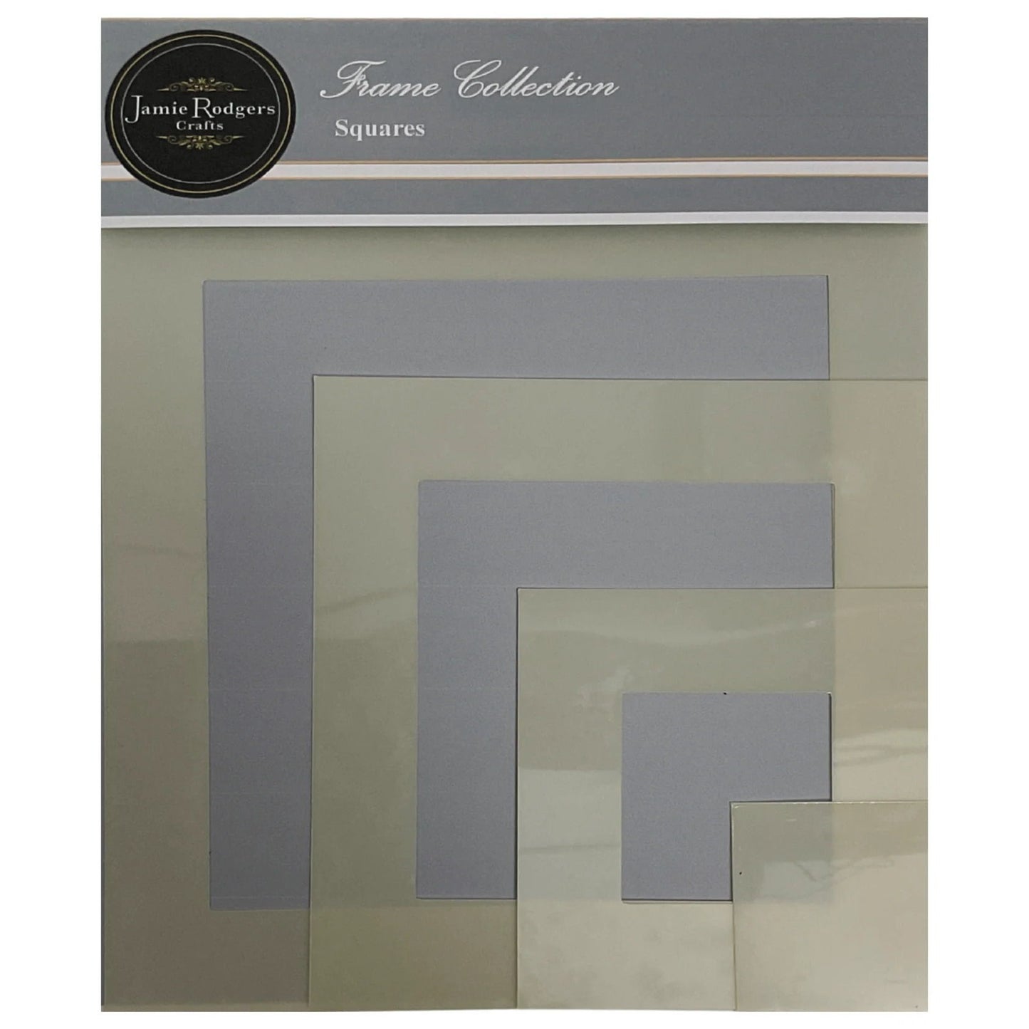Jamie Rodgers Crafts - Square Frames Stencil Set