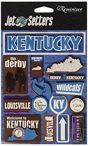 Reminisce - Jet Setters: Kentucky 3D Stickers