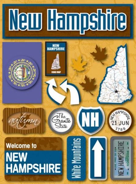 Reminisce - Jet Setters: New Hampshire 3D Stickers