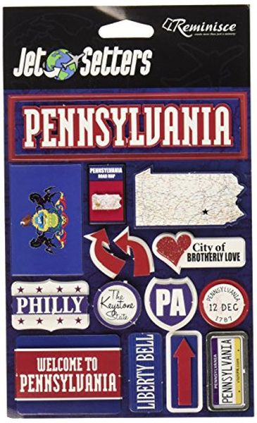 Reminisce - Jet Setters: Pennsylvania 3D Stickers
