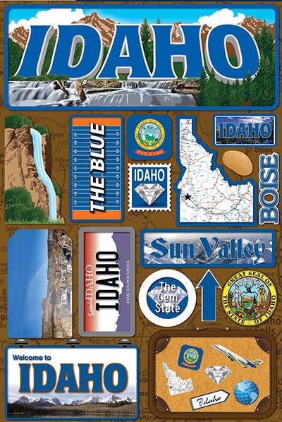 Reminisce DISC - Idaho Jetsetters 3D Stickers 2.0