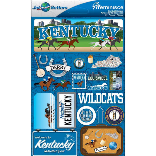 Reminisce DISC - Kentucky Jetsetters 3D Stickers 2.0
