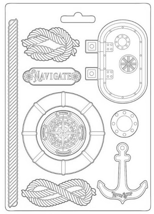 Stamperia Soft Mould Nautical