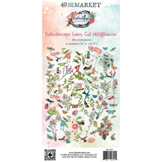 49 And Market Laser Cut Outs-Wildflower, Kaleidoscope