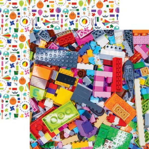 Reminisce Kids at Play: Time to Play Pape DS Paper (1 Sheet)