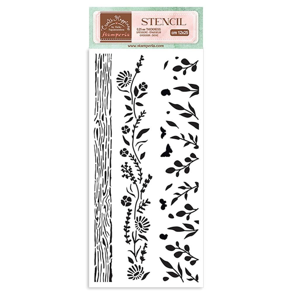 Stamperia Nature Stencil 12x25cm