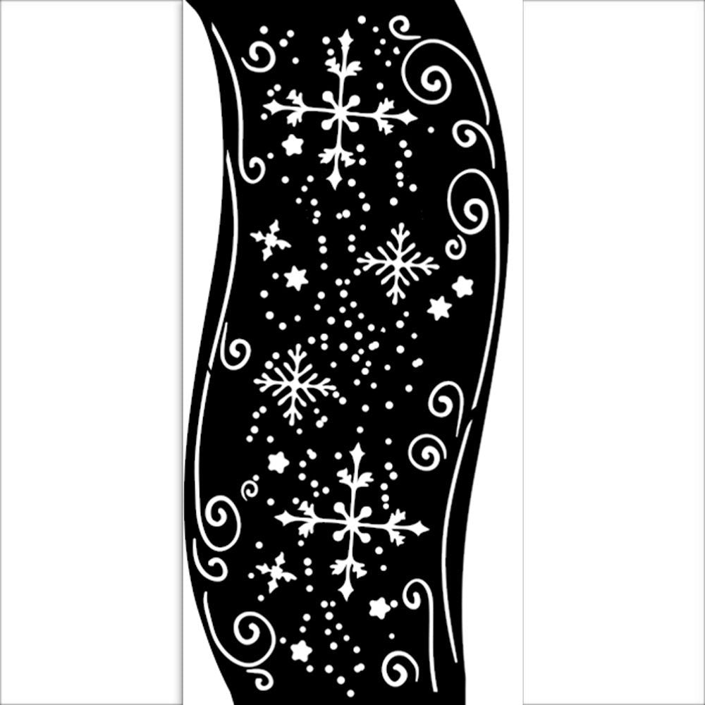 Stamperia Stencil 4.72"X9.84"-Christmas Ribbon
