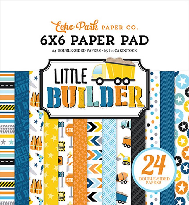 Echo Park - Little Builder 6x6 Paper Pad