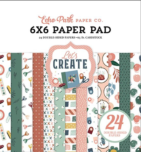 DISC - Echo Park Let's Create 6x6 Pad