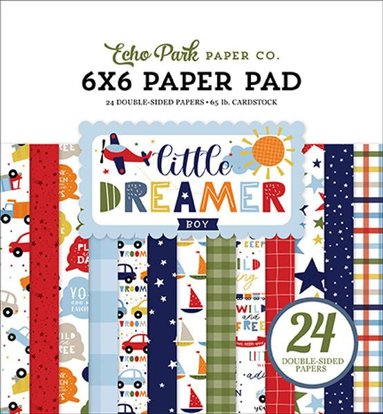 DISC - Echo Park Little Dreamer Boy 6x6 Paper Pad