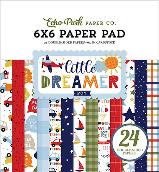 DISC - Echo Park Little Dreamer Boy 6x6 Paper Pad