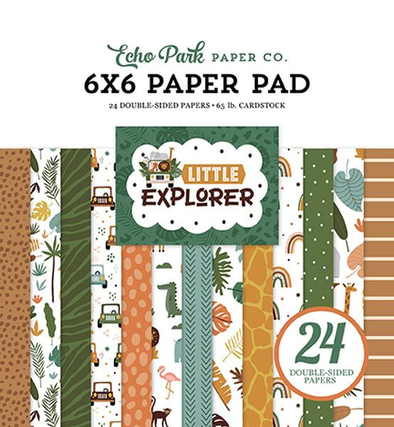 Echo Park Little Explorer 6X6 Paper Pad