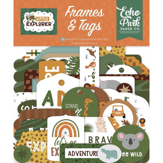 Echo Park Little Explorer Frames and Tags