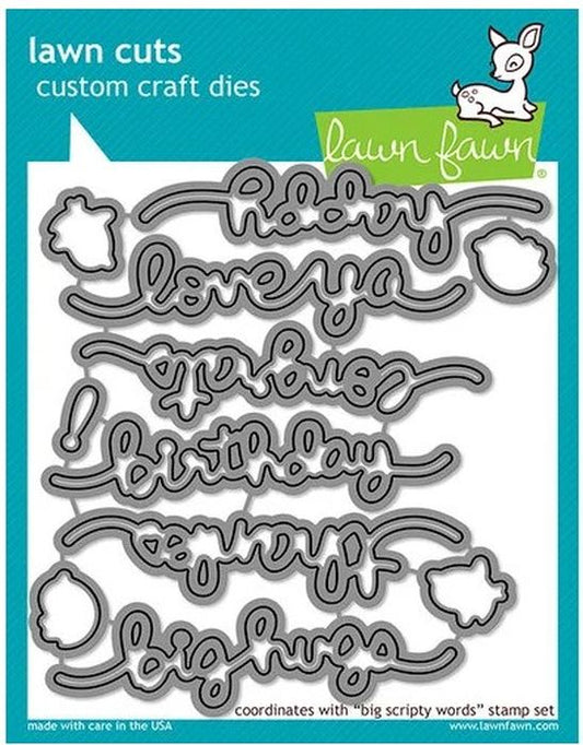 Lawn Fawn Big Scripty Words Die Cut
